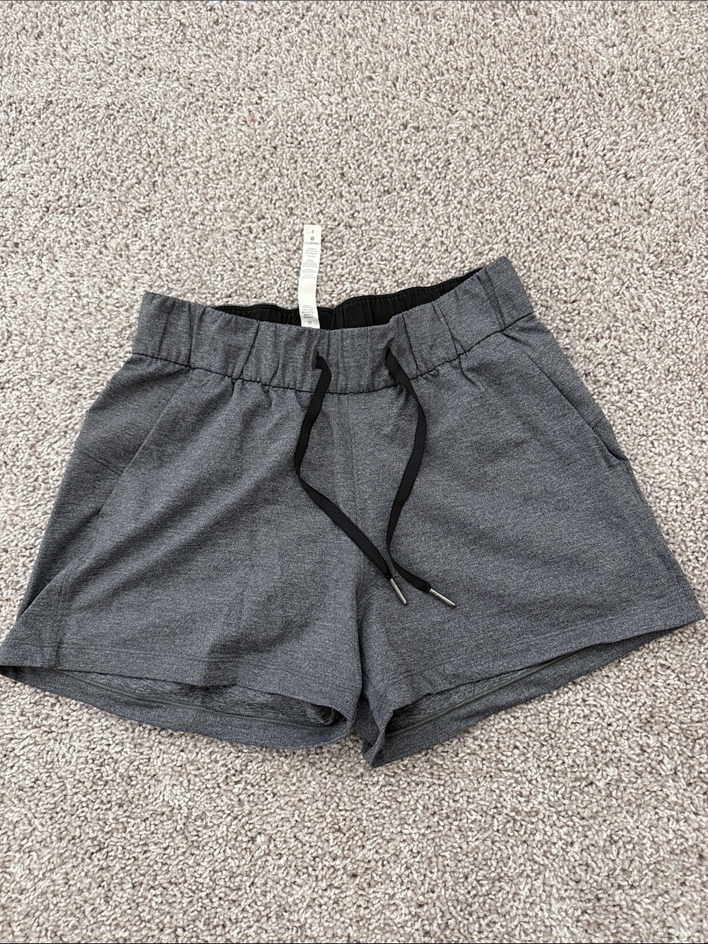 Lululemon Women’s Gray on the fly Shorts